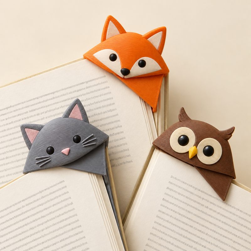 Animal Bookmark Set