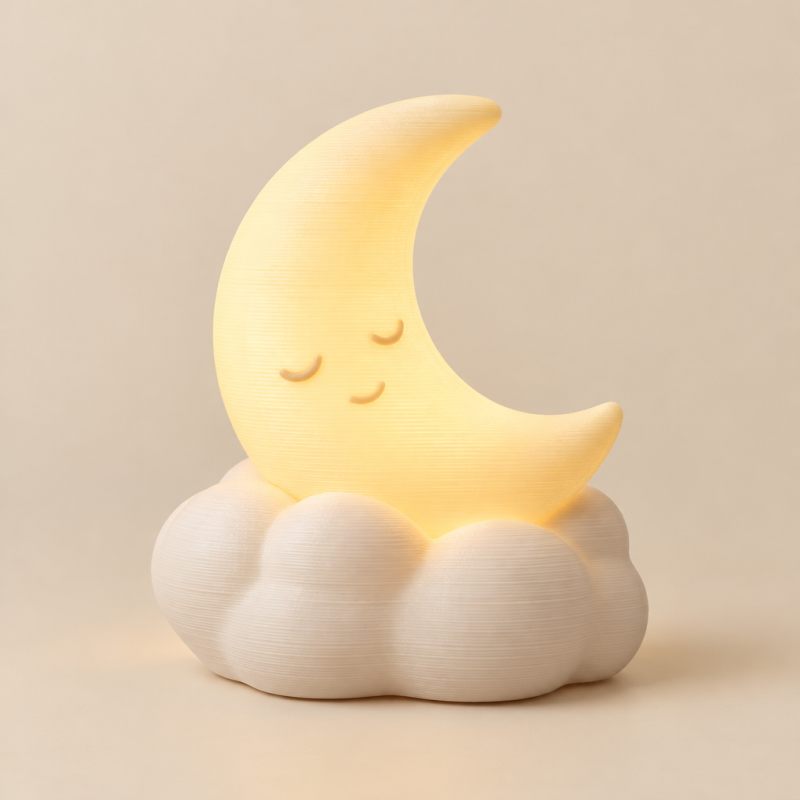 Cloud and Moon Night Light