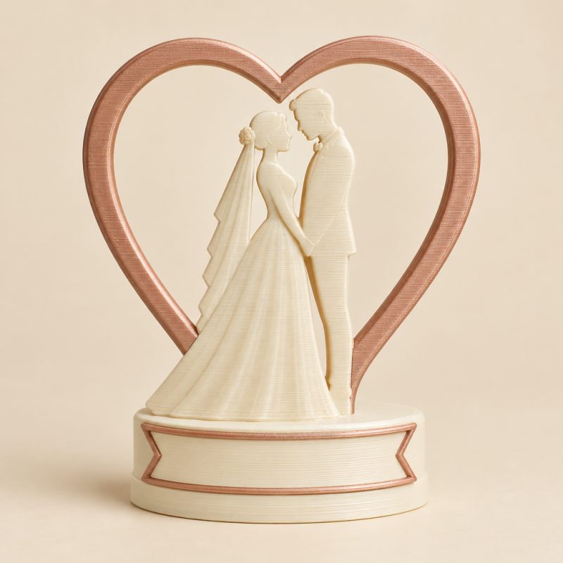 Couple in a Heart