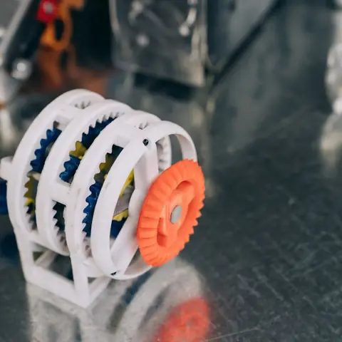 Printed gear mechanism
