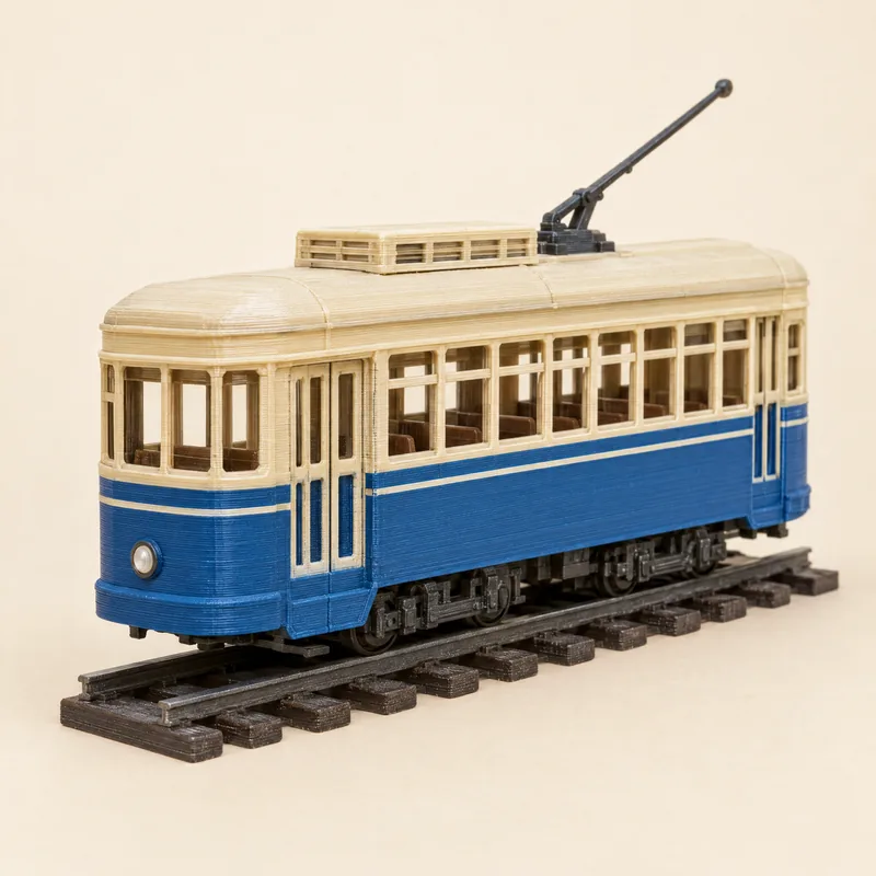 Old Calcutta Tram – 3D printed by AVA 3D Lab, Kolkata
