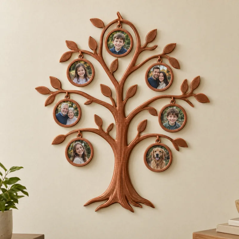 Family Tree Photo Wall