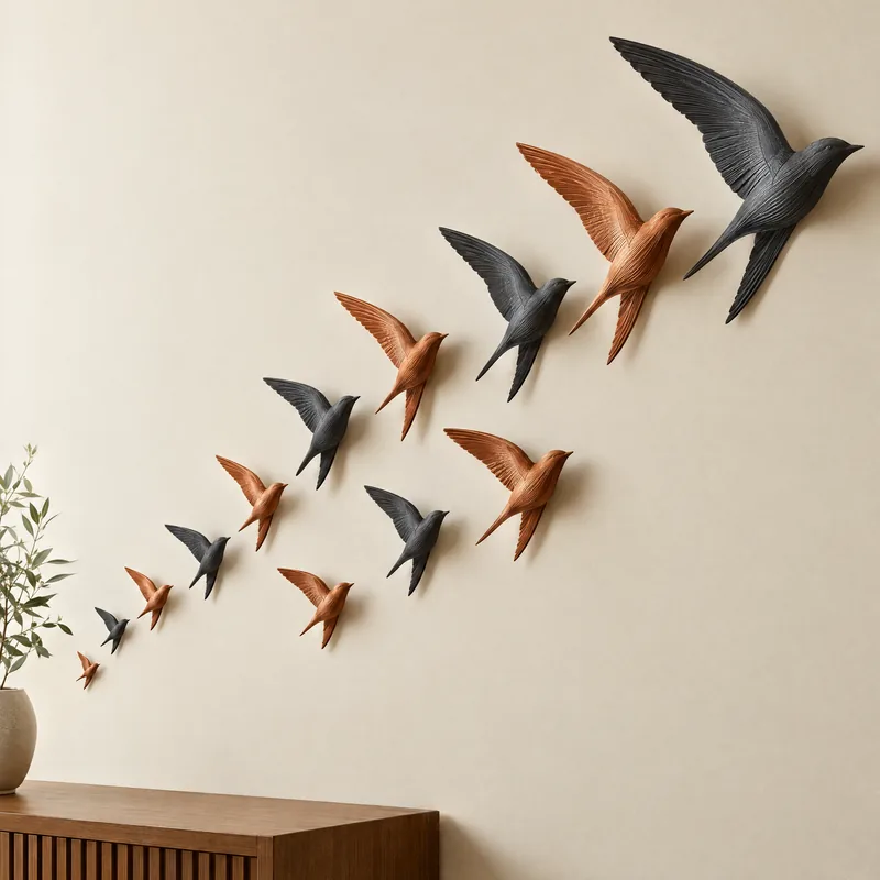 Flying Birds Flock – 3D printed by AVA 3D Lab, Kolkata