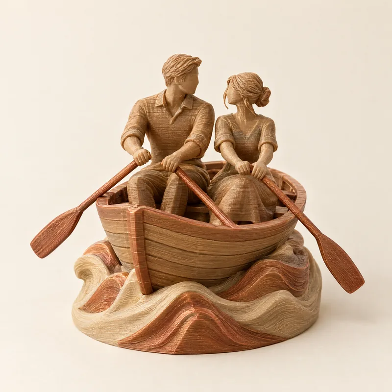 Couple on the Ganga