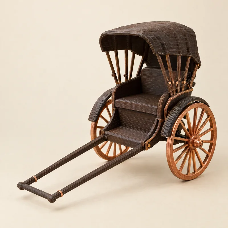 Kolkata Rickshaw Miniature