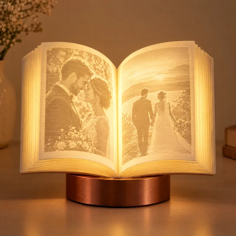 Love Story Book Lamp – 3D printed by AVA 3D Lab, Kolkata