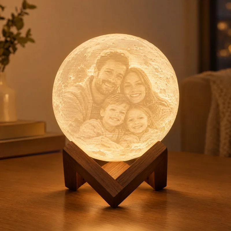 Moon Memory Lamp – 3D printed by AVA 3D Lab, Kolkata