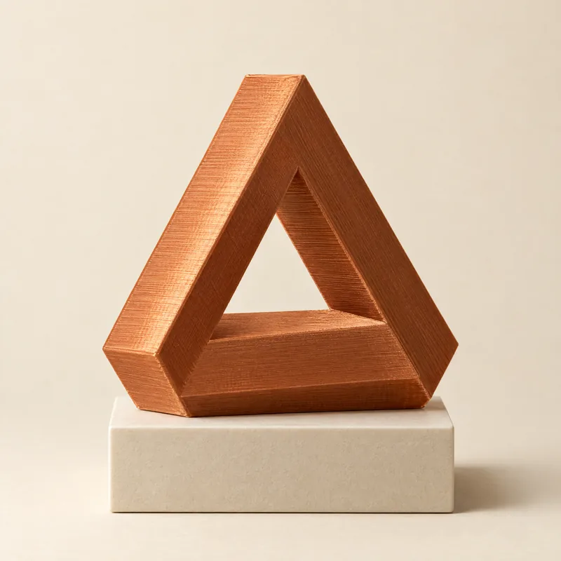 Impossible Triangle – 3D printed by AVA 3D Lab, Kolkata