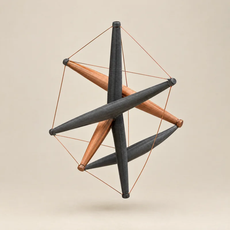 Floating Tensegrity Sculpture
