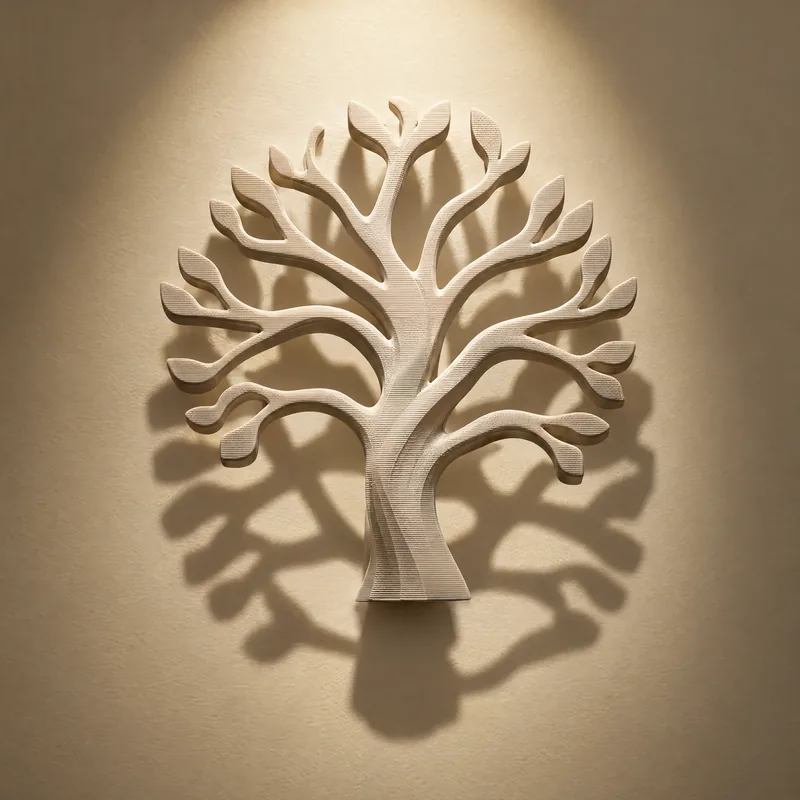 Tree Shadow Art Panel – 3D printed by AVA 3D Lab, Kolkata