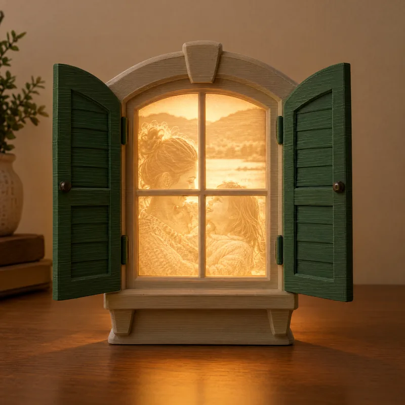 Window of Memories Lamp – 3D printed by AVA 3D Lab, Kolkata