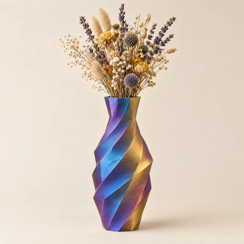 Origami Spiral Vase