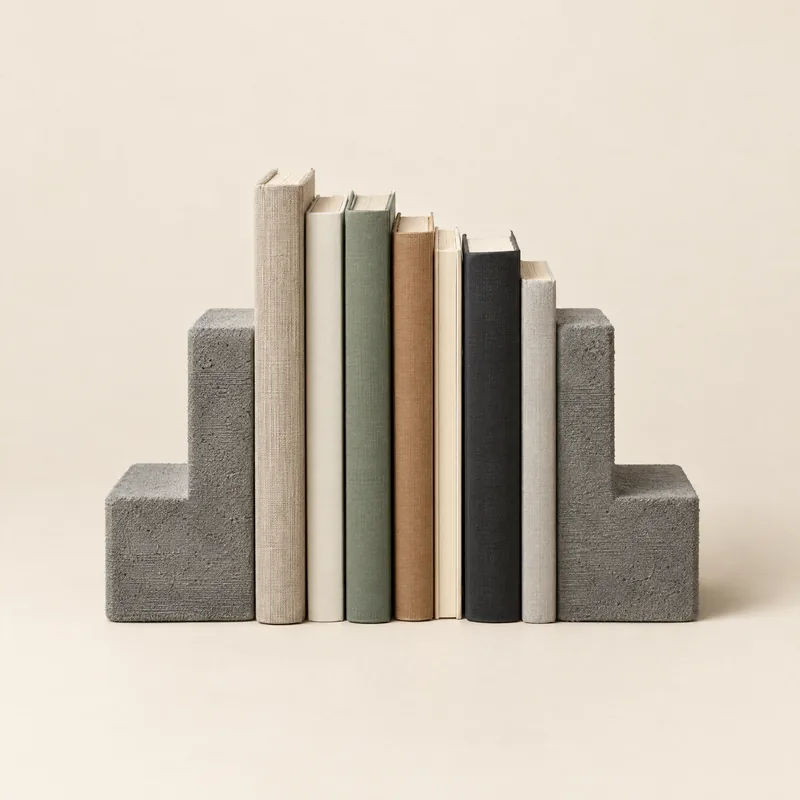 Brutalist Bookends – 3D printed by AVA 3D Lab, Kolkata