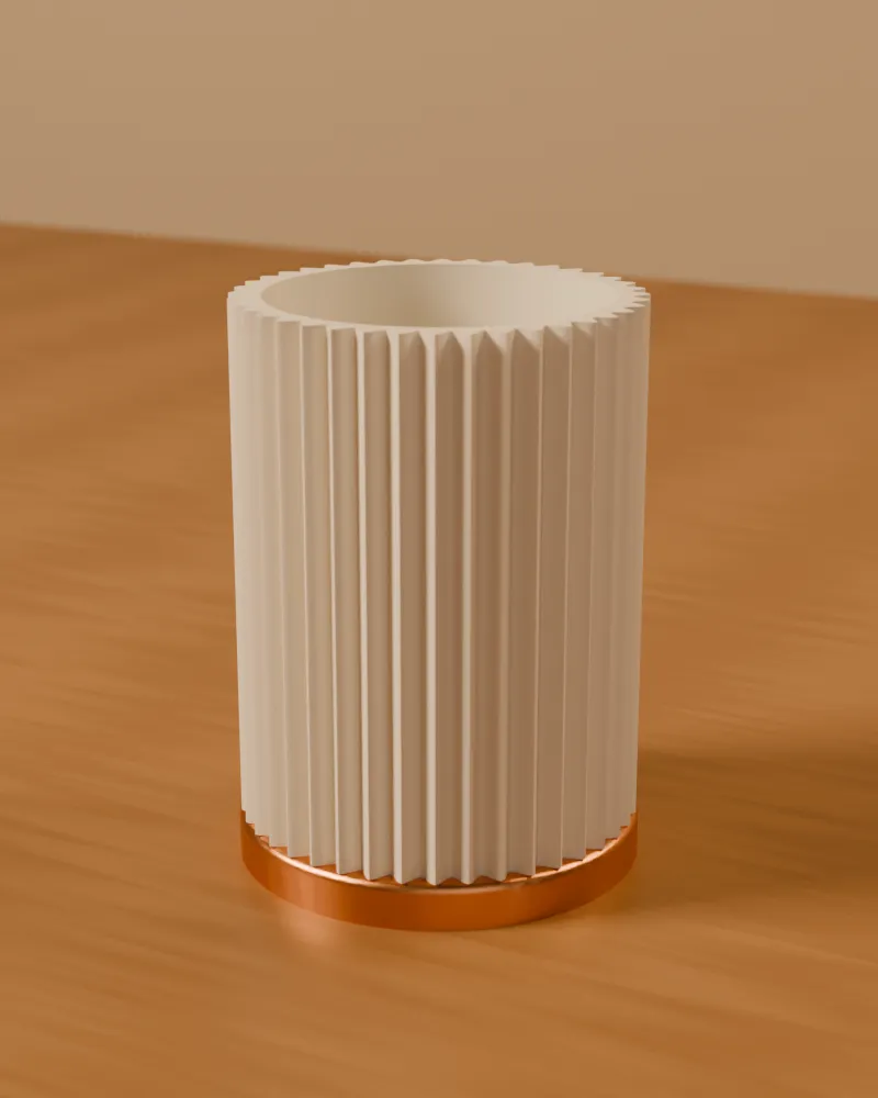 Fluted Pen Cup