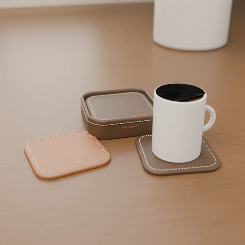 Stitched Coaster Set – 3D printed by AVA 3D Lab, Kolkata