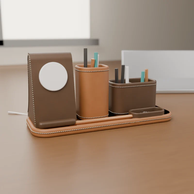 Leather Desk Dock