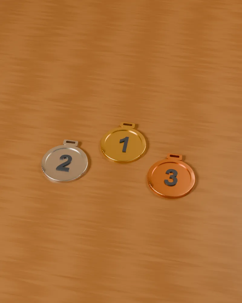 Medal Set – 3D printed by AVA 3D Lab, Kolkata